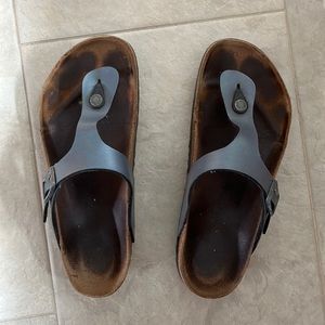 Birkenstock Gizeh Ice Pearl Onyx (Light Blue) Size 41